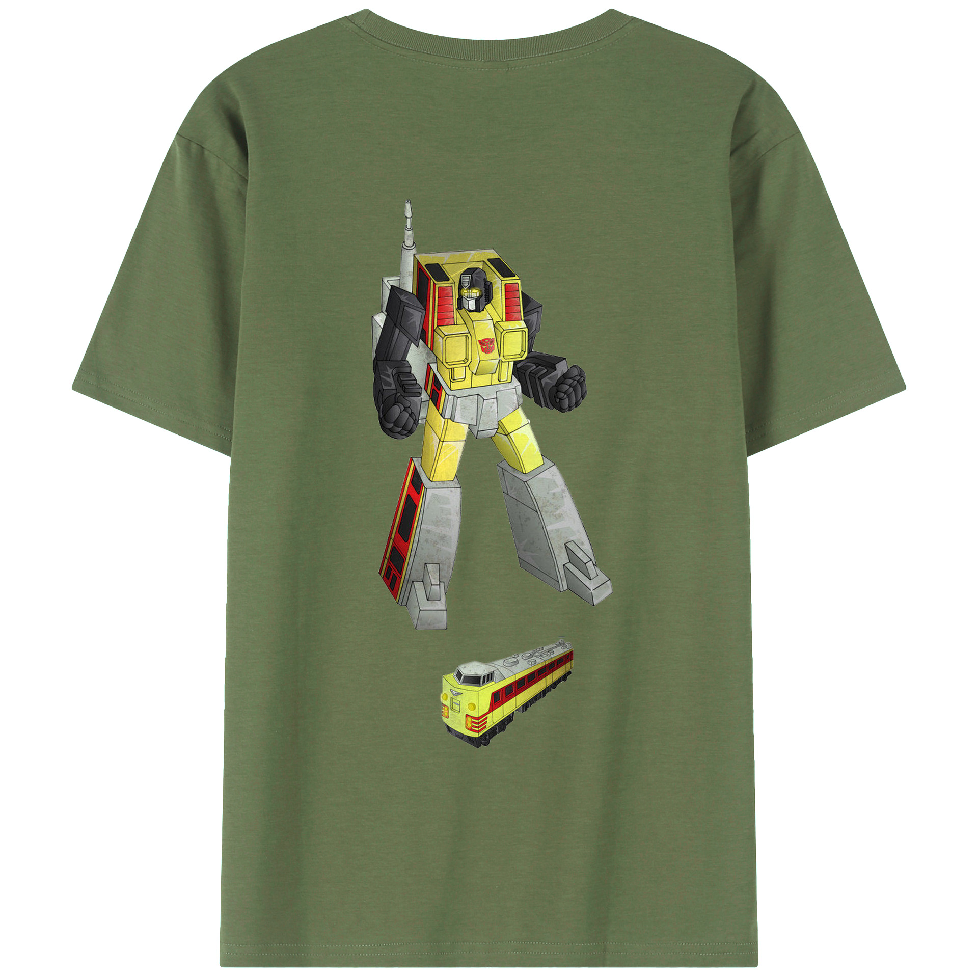 （画像用）  綿100％ メンズ半袖Tシャツ（バックプリント） 通気性